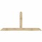 Ekena Millwork Portland Rough Sawn Timber Gable Bracket, Douglas Fir, 96"W x 44"H x 4"D x 6"F, 11/12 Pitch GBW096X44X0406POR00RDF - alternate 1